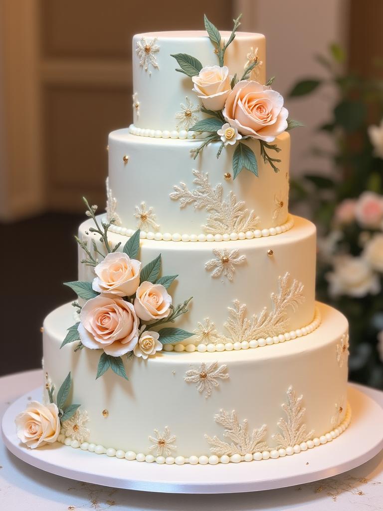 Maßgeschneiderte Hochzeitstorte
