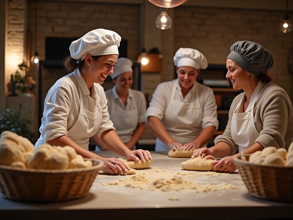 Das Team von Edelhof Market in der Backstube