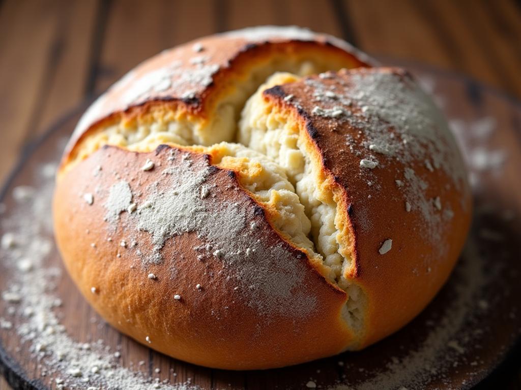 Traditionelles Sauerteigbrot handgemacht